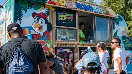 photo of kona ice truck