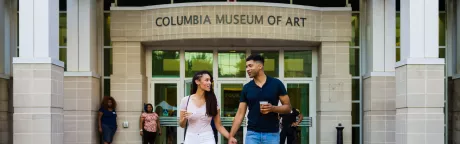 Couple at the Columbia Museum of Art