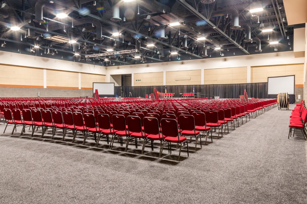 Exhibit Hall Set Up