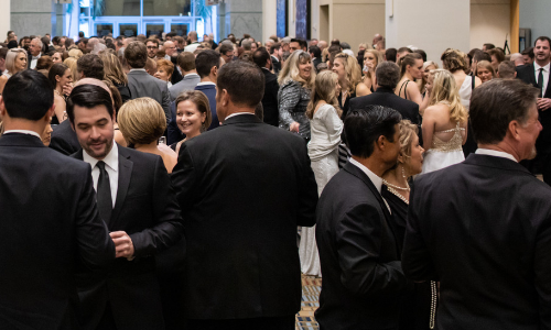 People at an awards gala