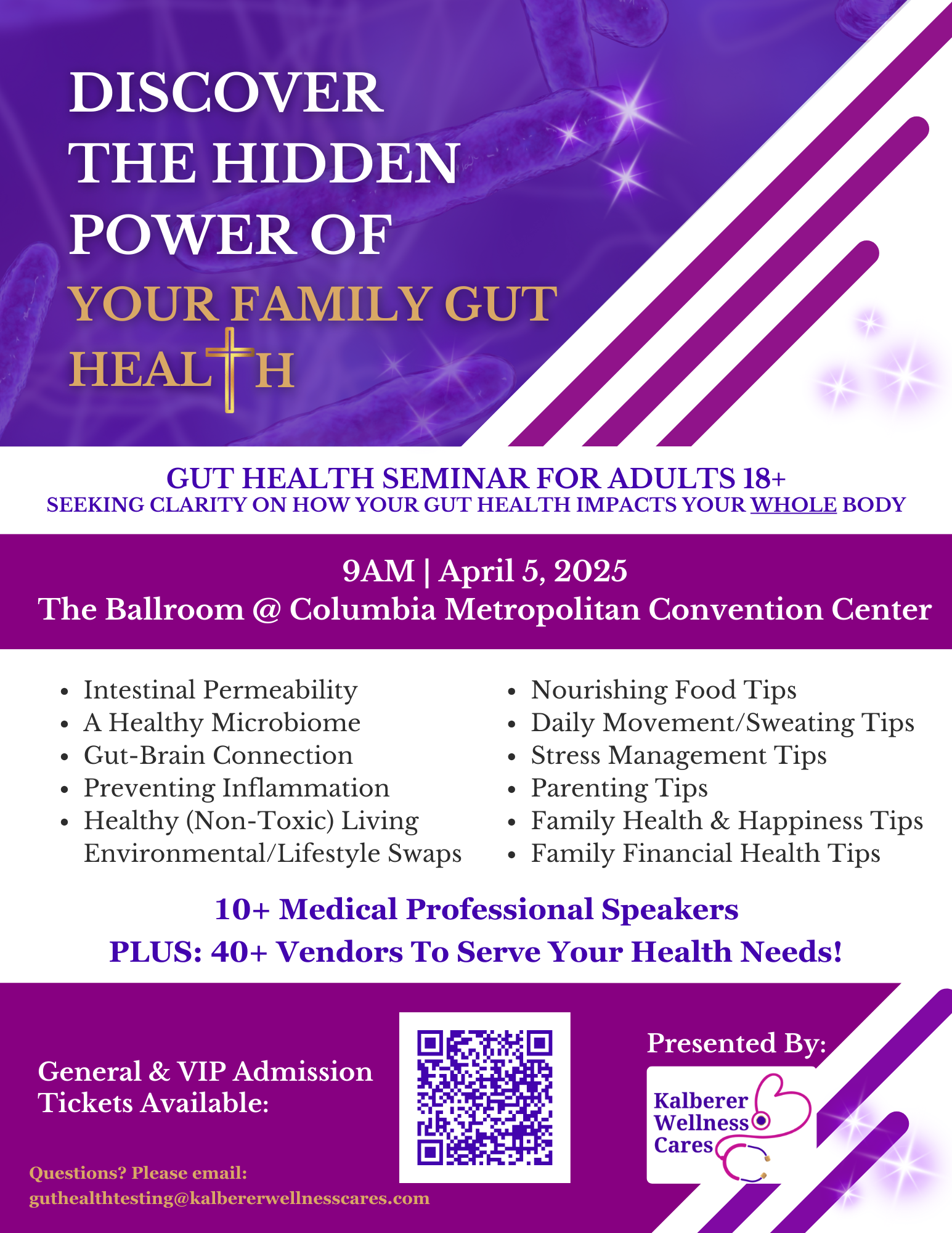 Gut Health Seminar Flyer