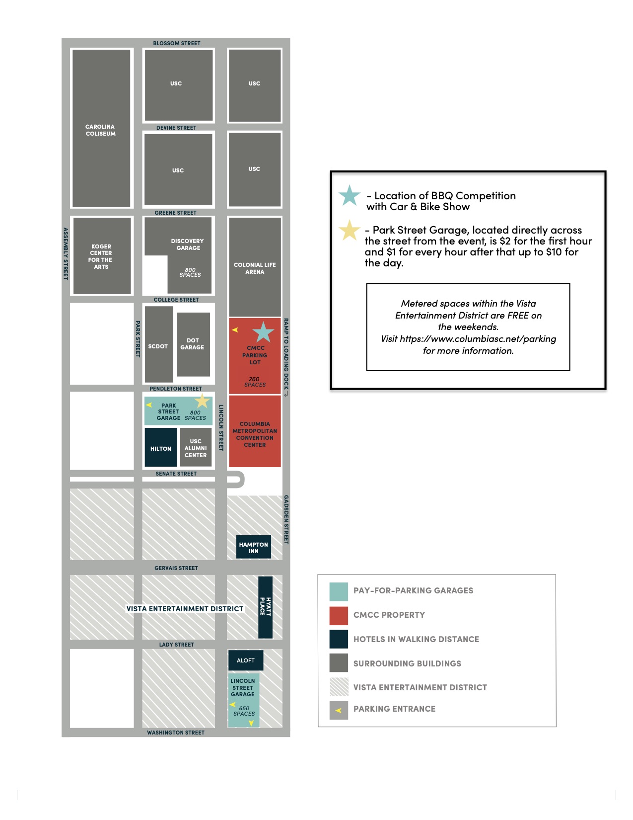 Parking map